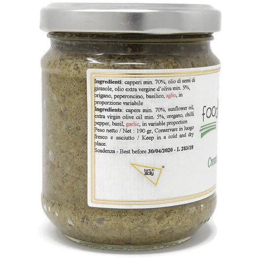 Crema di capperi, 190 grammi Condimenti Food in Sicily