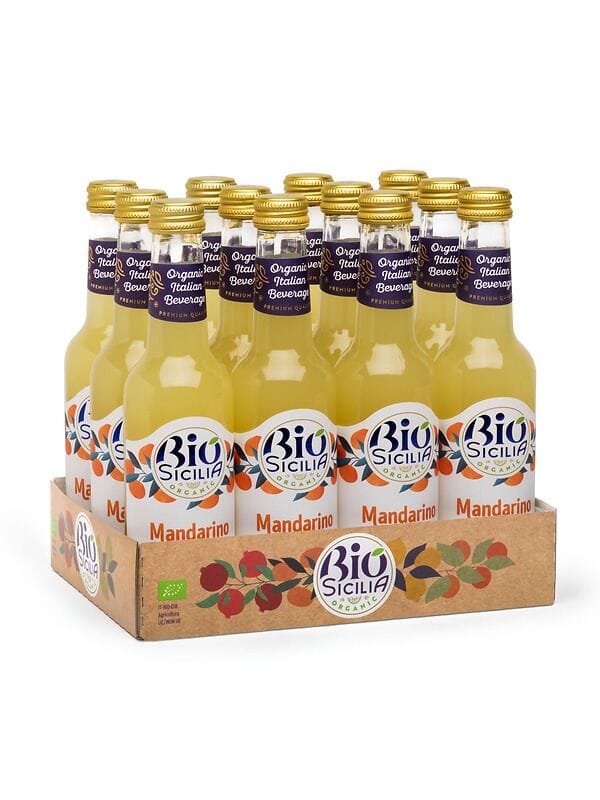 Mandarino al Limone Polara Bio, confezione da 12 Bottiglie x 27,5cl Bibite Polara