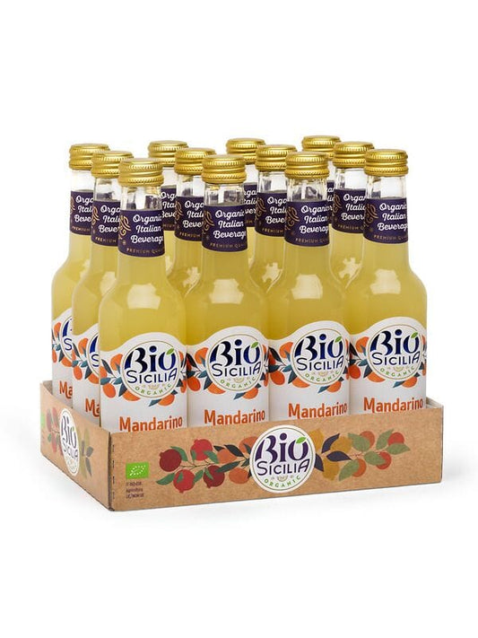 Mandarino al Limone Polara Bio, confezione da 12 Bottiglie x 27,5cl Bibite Polara