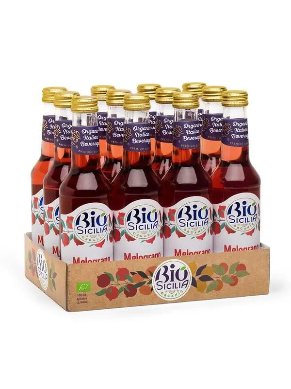 Melograno Polara Bio, confezione da 12 Bottiglie x 27,5cl Bibite Polara