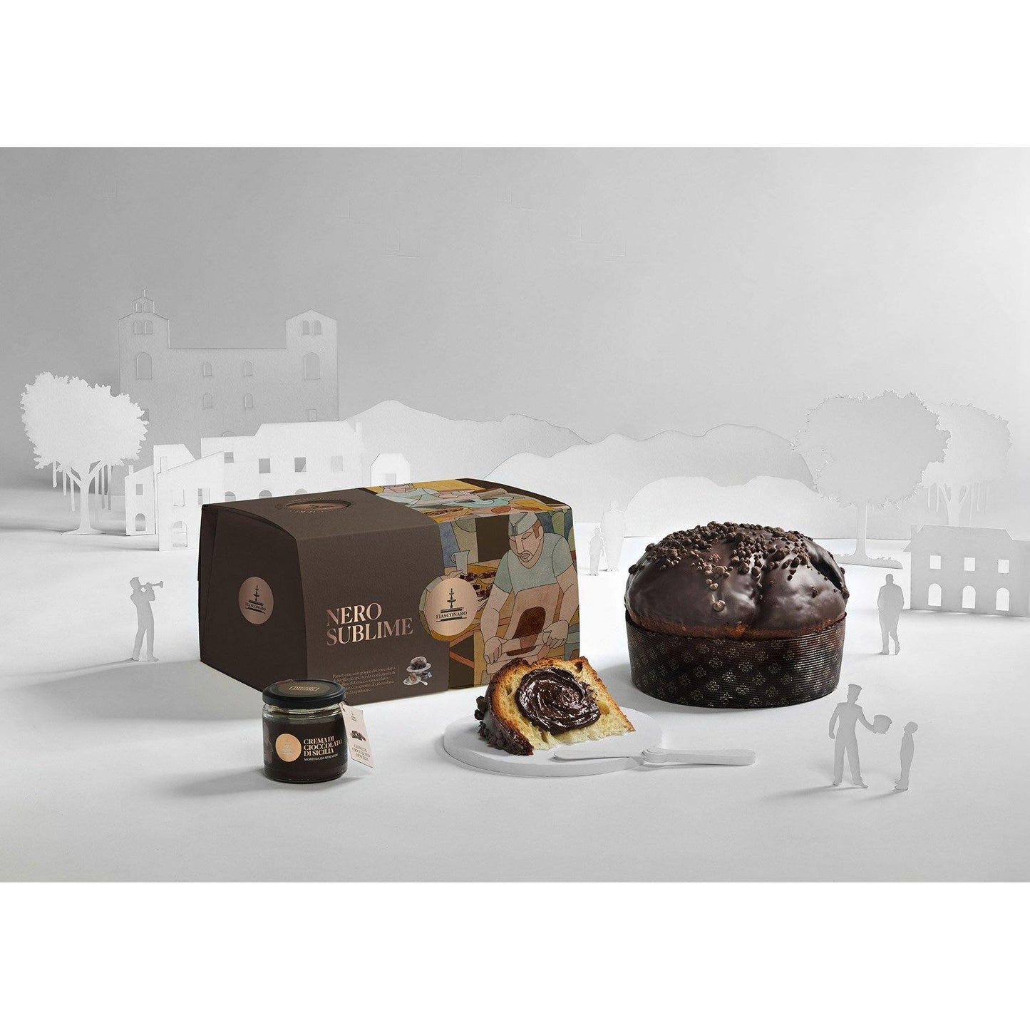 Confezione Natalizia "Borboni" con 10 prodotti tipici siciliani, idea regalo Natale 2021 Confezione regalo natalizia Food in Sicily