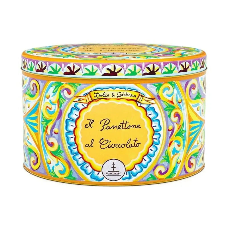 Confezione regalo "Dolce&Gabbana", con 4 prodotti di alta qualità e in 7 varianti Confezione regalo natalizia Fiasconaro Panettone Fiasconaro Dolce e Gabbana al Cioccolato, 1 Kg
