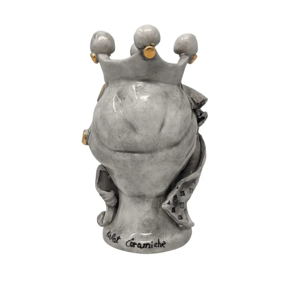 Testa di Moro Kalat Ceramiche, Donna, h 20 cm Ceramica Kalat Ceramiche