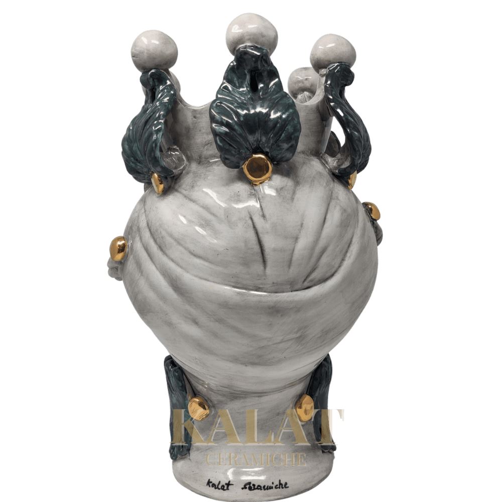 Testa di Moro "L'Audace", Kalat Ceramiche, Uomo, h 38 cm Ceramica Kalat Ceramiche