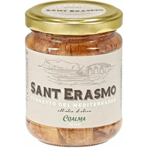 Tonnetto del Mediterraneo all'olio d'oliva Sant'Erasmo, Coalma, 200g Tonno Coalma - Sant'Erasmo
