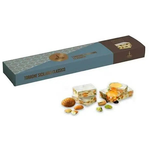 Torrone siciliano classico Fiasconaro Dolci tipici siciliani Fiasconaro