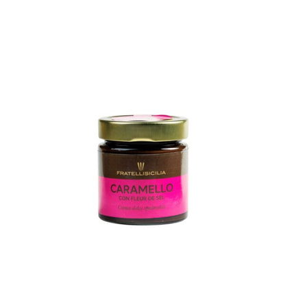Panettone al cioccolato al latte e caramello  con vasetto di crema di caramello salato , Fratelli Sicilia, 1 Kg