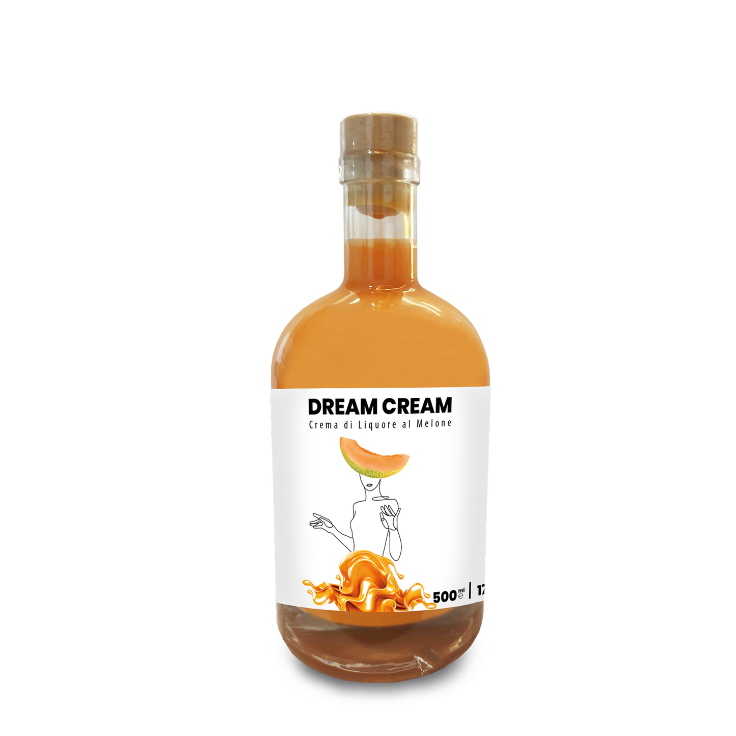 Cremoncello al Melone Linea Premium "Dream Cream", 50 Cl