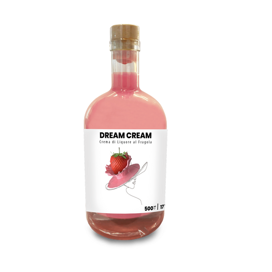 Cremoncello alla Fragola Linea Premium "Dream Cream", 50 Cl