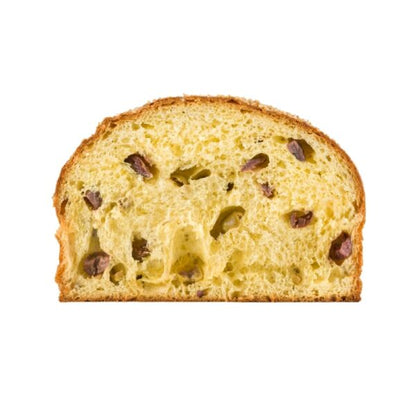 Panettone salé avec des olives vertes, romarin et huile d'olive extra vierge, frères Sicile, 450 GR