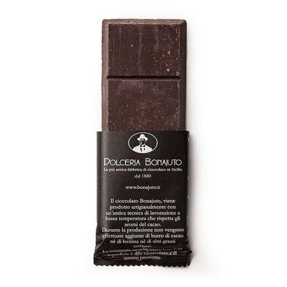 Cioccolato Artigianale al Limone, 50 gr Dolci tipici siciliani Antica Dolceria Bonajuto 