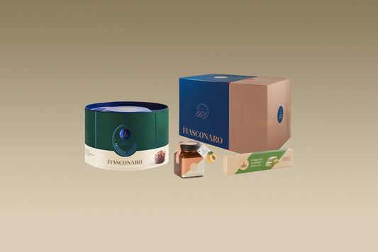 Boîte-cadeau fiasconaro "1953" avec 3 produits siciliens de haute qualité