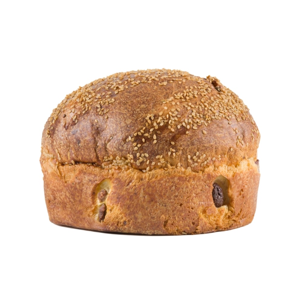 Panettone salé avec des olives vertes, romarin et huile d'olive extra vierge, frères Sicile, 450 GR