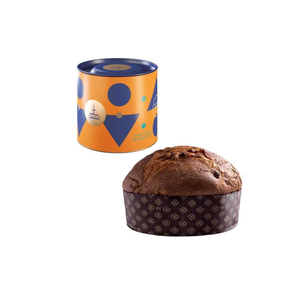 Traditionelle Fiasconaro -Panettone mit Rosinen, die mit Marsala Dop und Zibibbo PGI, 100 g, gewürzt sind