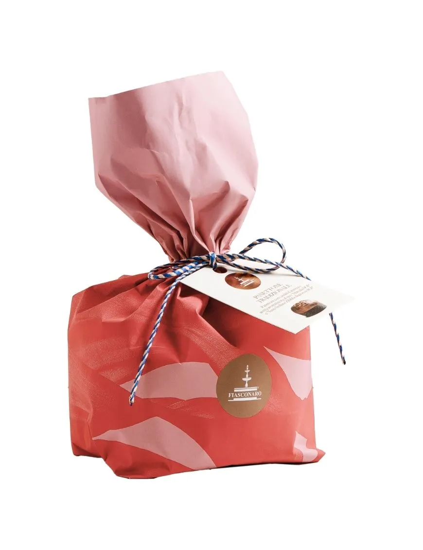 Traditionelle Fiasconaro Panettone mit Rosinen, die mit Marsala Dop und Zibibbo PGI gewürzt sind, verschiedene Gewichte