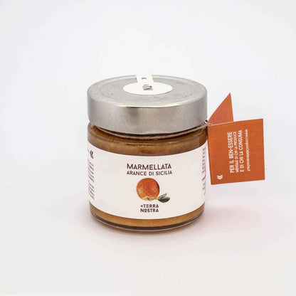 Marmellata di Arance di Sicilia da agricoltura sociale, 240 grammi Confetture e Creme spalmabili Cooperativa Sociale Terra Nostra 