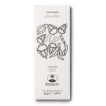 Cioccolato Bianco Sud America, 45 gr Dolci tipici siciliani Antica Dolceria Bonajuto 