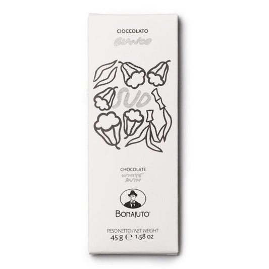 Cioccolato Bianco Sud America, 45 gr Dolci tipici siciliani Antica Dolceria Bonajuto 