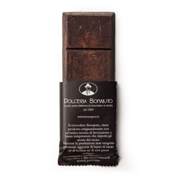 Cioccolato fondente 80%, 50 gr Dolci tipici siciliani Antica Dolceria Bonajuto 