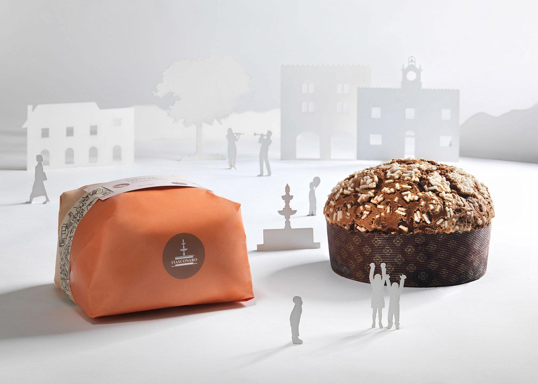 Panettone Fiasconaro con gocce di Cioccolato Fiasconaro 1000 grammi 