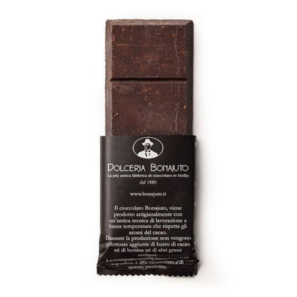 Cioccolato alla Noce Moscata, 50 gr Dolci tipici siciliani Antica Dolceria Bonajuto 