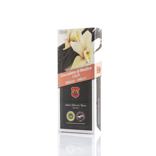 Cioccolato di Modica IGP alla Vaniglia, 100 gr Cioccolato di Modica Antica Dolceria Bonajuto 