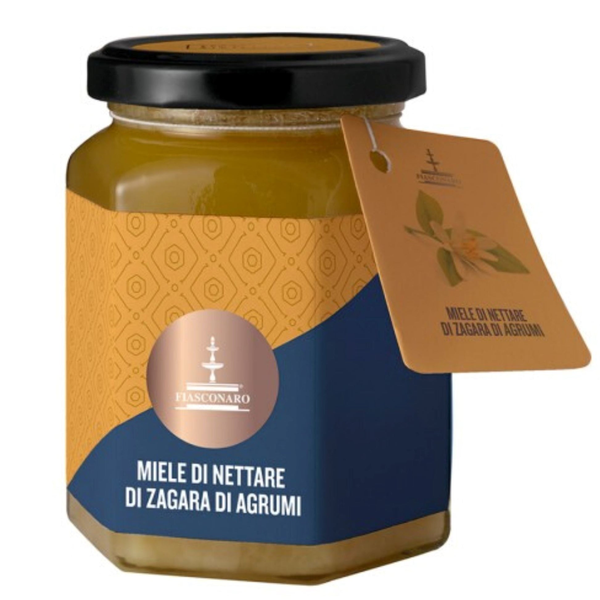Miele di Zagara di Agrumi di Sicilia, 350 grammi Confetture e Creme spalmabili Fiasconaro 