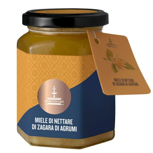 Miele di Zagara di Agrumi di Sicilia, 350 grammi Confetture e Creme spalmabili Fiasconaro 
