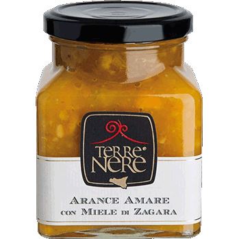 Marmellata di Arance Amare con Miele di Zagara, 240 gr Confetture e Creme spalmabili Terre Nere 